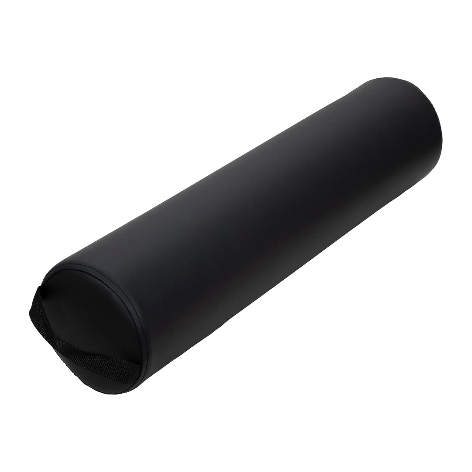 ForPro Full Round Massage Table Bolster Pillow, 26″ L x 6″ R, Black