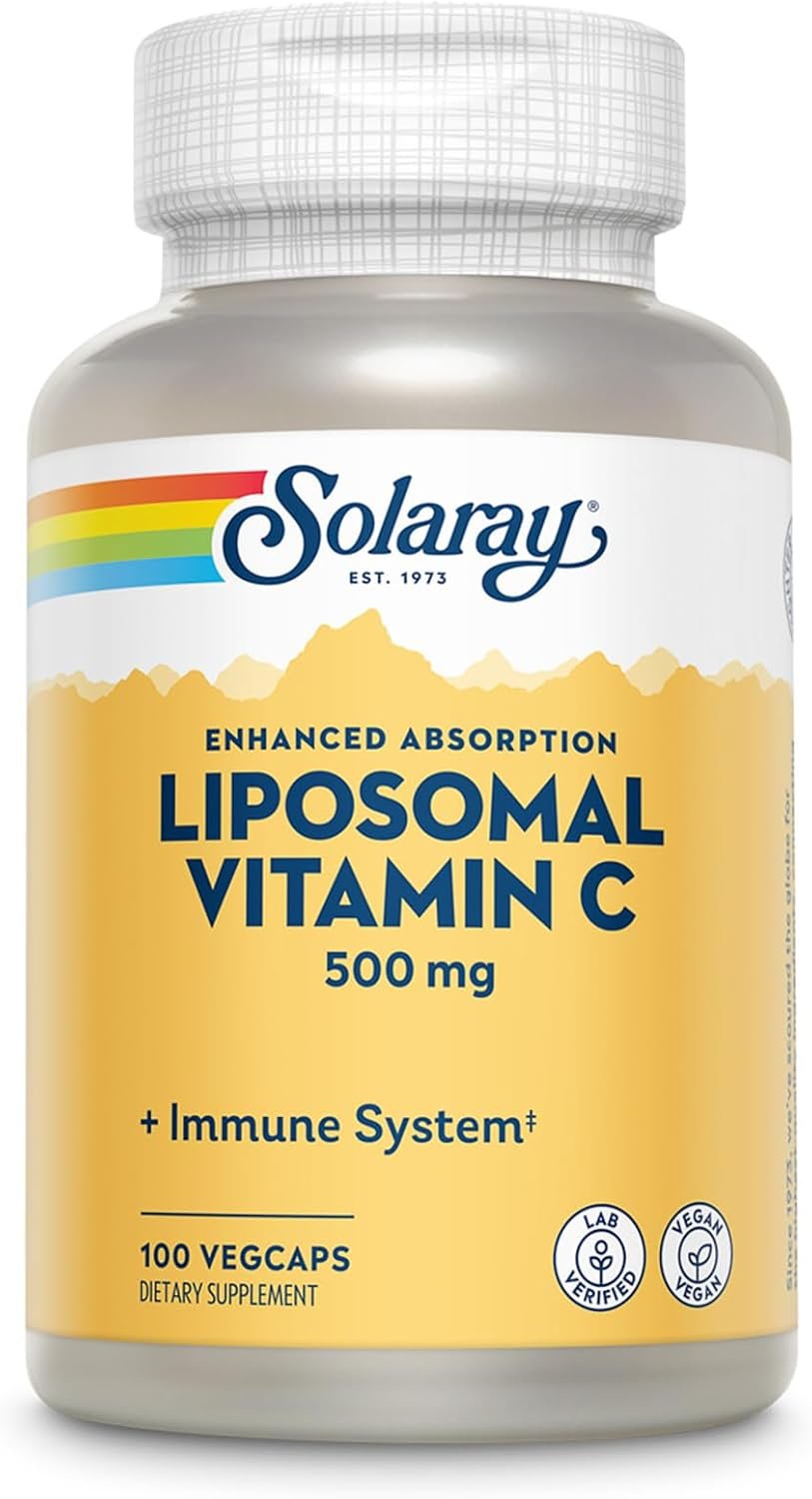SOLARAY Liposomal Vitamin C 500 mg, 100 VegCaps