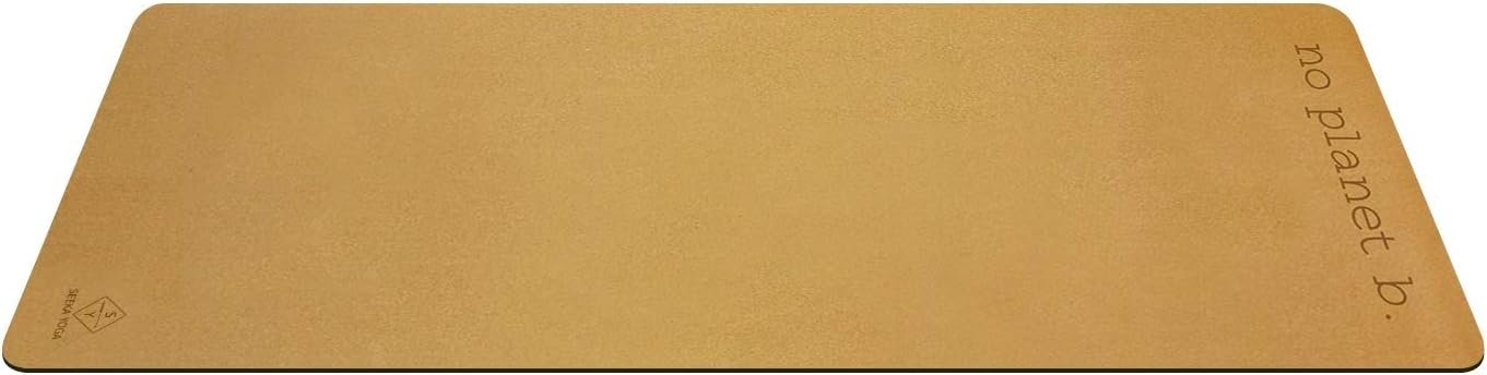 Premium Cork Yoga Mat – Natural Rubber Bottom. Non Slip & Soft, Sweat Resistant. Extra Long and Wide for Comfort. Suitable Also for Hot Yoga. (72″ x 24″ x 4.5mm) 1 Tree is Planted per Mat Sold