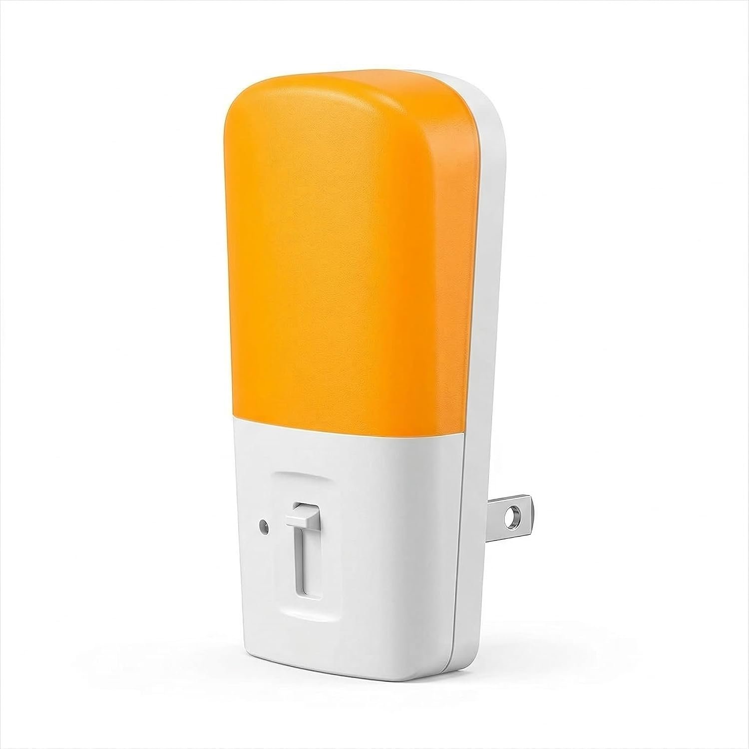 Amber LED Plug-In Night Light, Dusk To Dawn Sensor, Adjustable Brightness