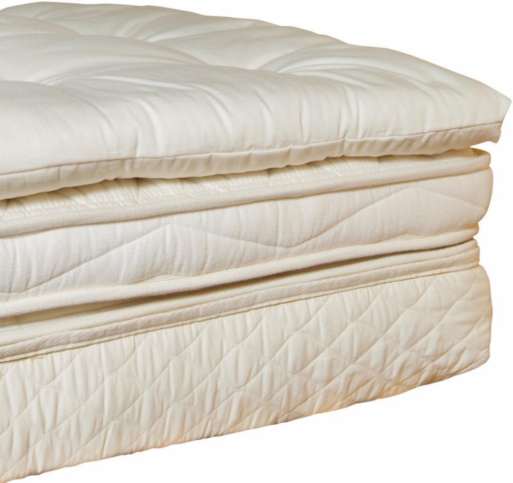 Holy Lamb Organics Wool Mattress Toppers (Queen Deep Sleep Topper)