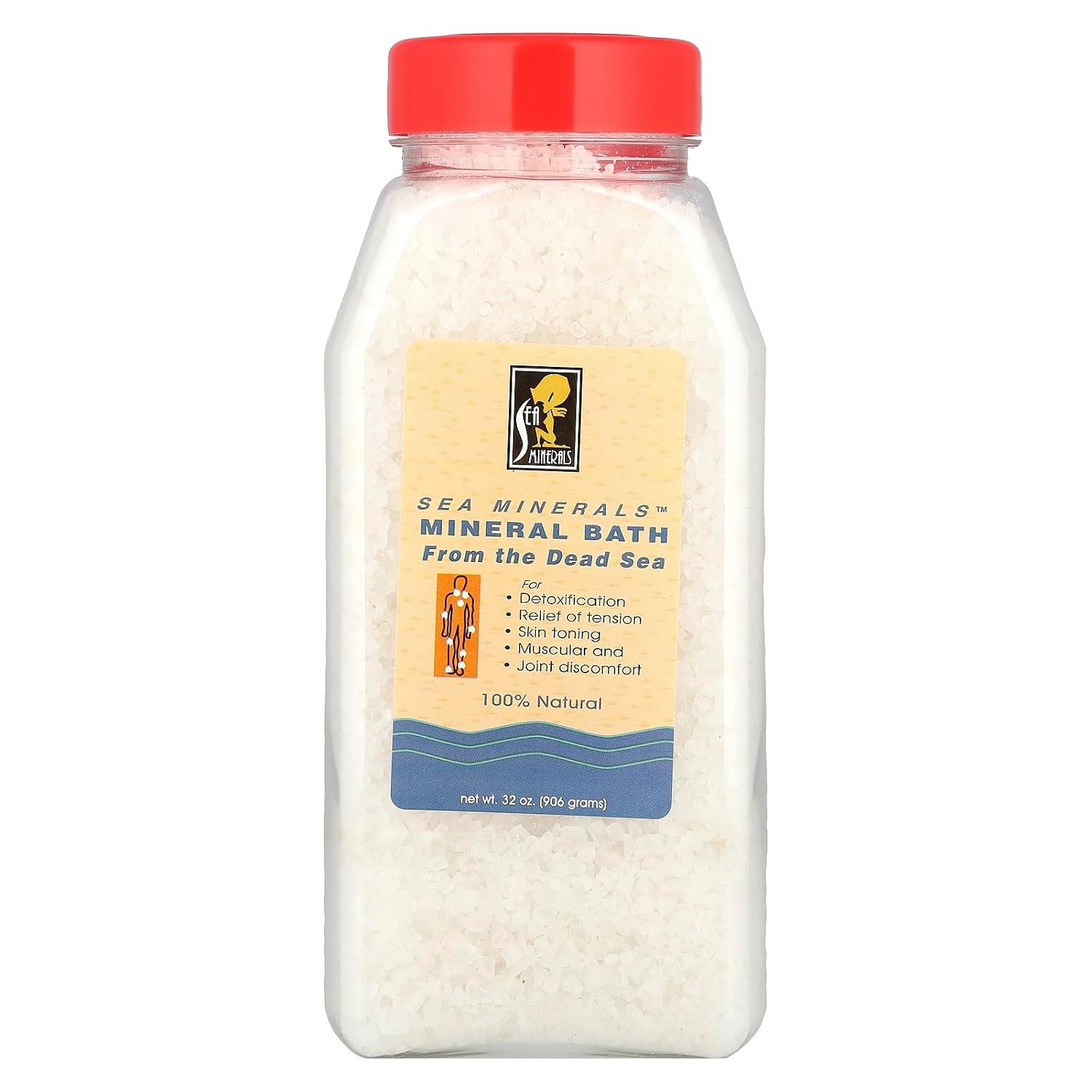 Sea Minerals Mineral Bath Salt From The Dead Sea, 32 Oz