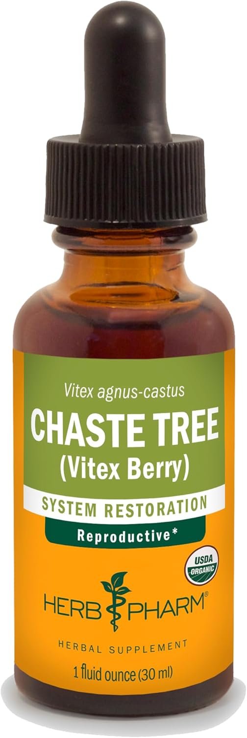 Herb Pharm Chaste Tree Liquid Extract for Female Reproductive System Support – 1 Ounce (DCHASTE01)