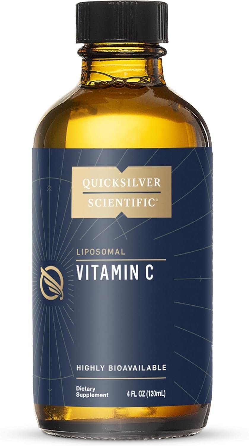Quicksilver Scientific Liposomal Vitamin C, Vegan & Non-GMO, 4oz / 120ml