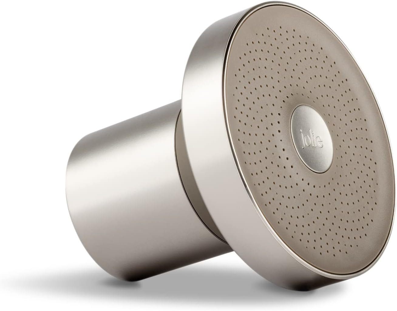 Jolie Filtered Showerhead, High Pressure Shower Filter, Brushed Steel