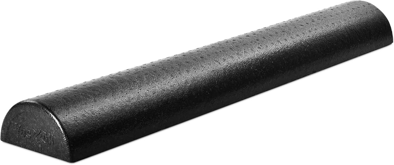 Yes4All High-Density EPP Half Round Back Roller Foam, Exercise Foam Roller for Yoga, Pilates & Stretching – 12, 18, 24, 36 inch
