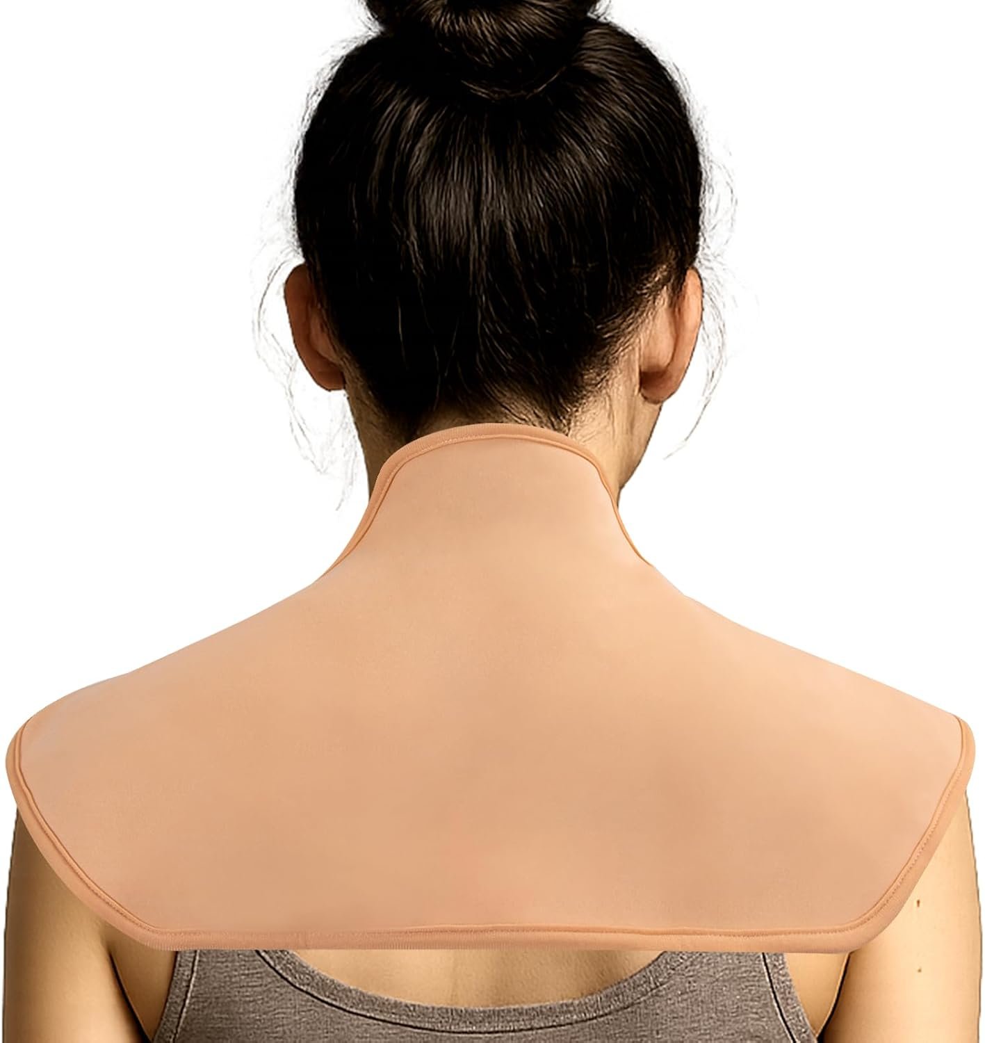Castor Oil Pack Wrap for Shoulder, Neck & Upper Back, Reusable Adjustable Caster Oil Pack Wrap, Organic Cotton Castor Oil Compress Pad for Relieve Shoulder and Neck Inflammation