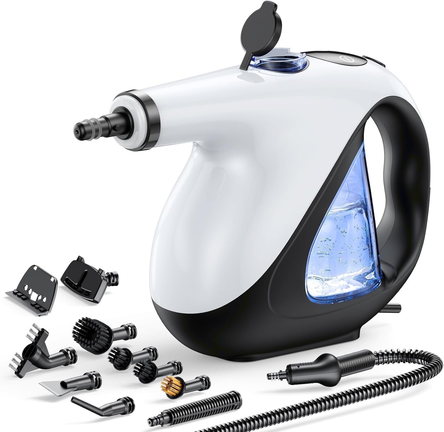 Handheld Steam Cleaner, Main Unit Only Not Accessories Kit, 800ml Tank Capacity, Dark Blue Water Tank