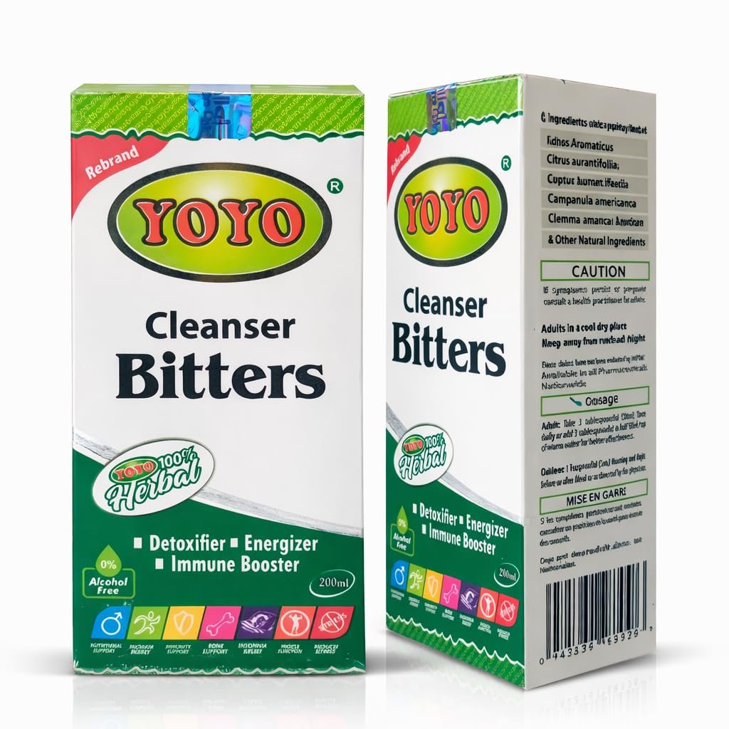 (2) Packs | Immune Boosting Liquid Bitters | yoyo | Supports Gut Health, Liver Function & Wellness | Cleanser Bitters – Natural Herbal Digestive Cleanse & Detox Support |