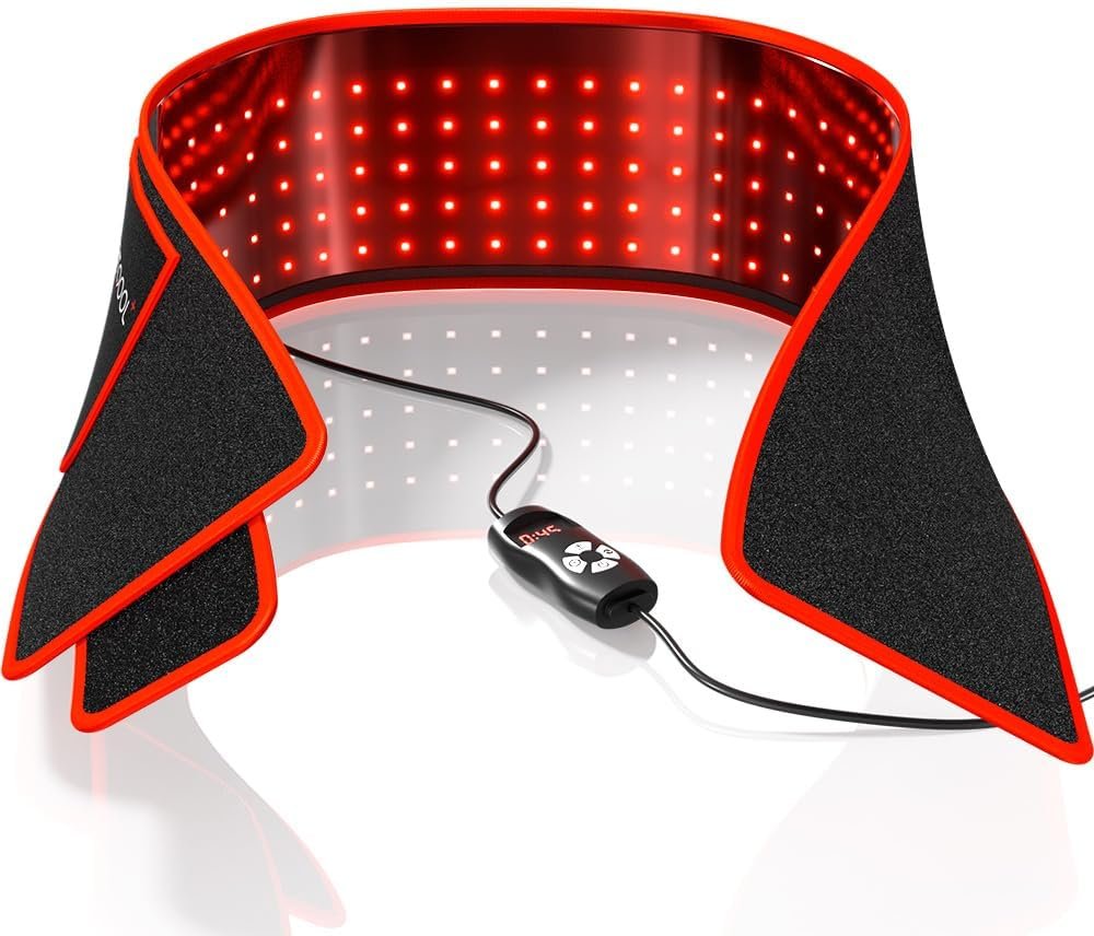 BestQool Red Light Therapy Belt, FSA-HSA Infrared Light Therapy for Body