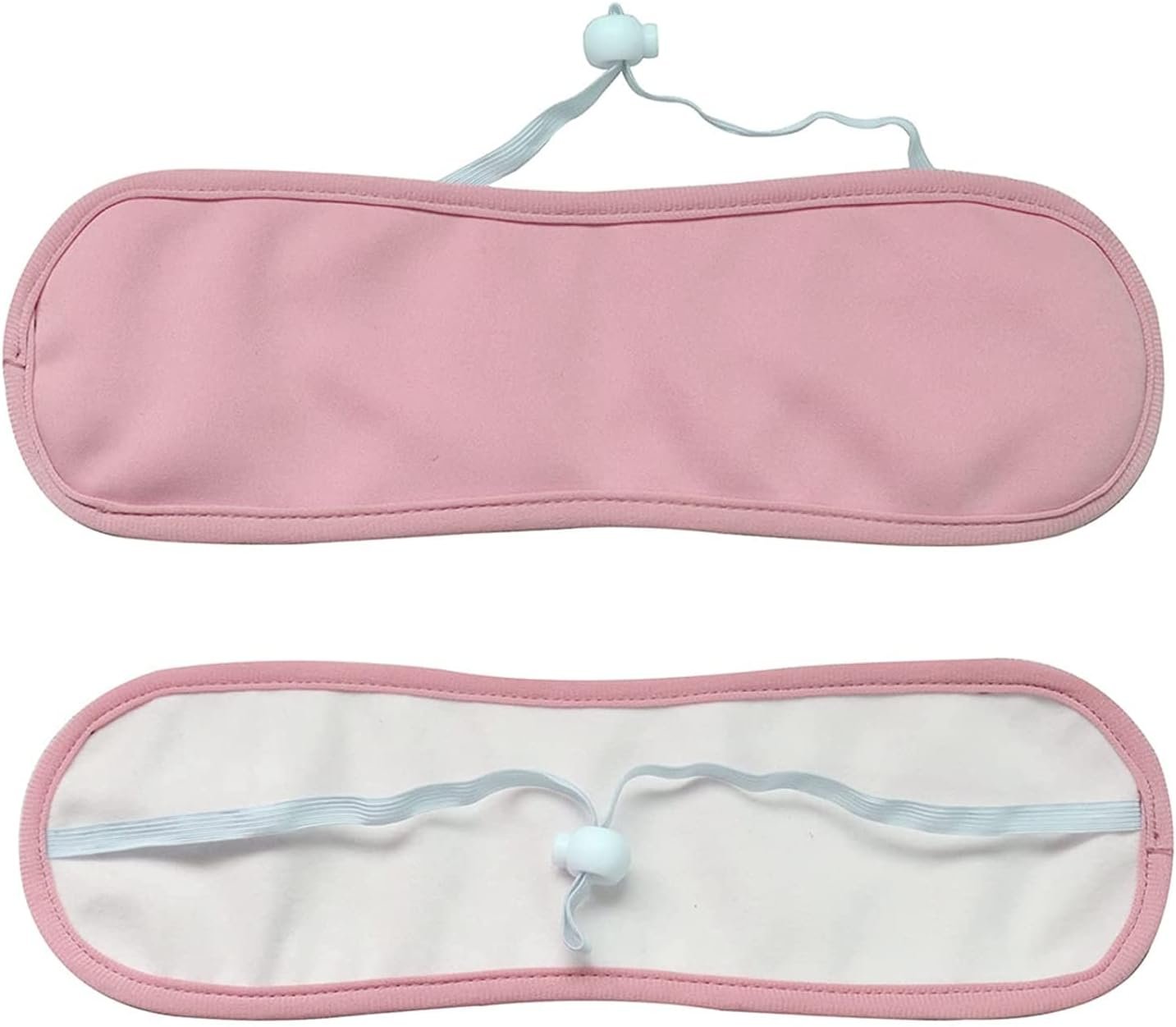 Pink Castor Oil Pack Wrap, Neck Care, Castor Oil Packs for Liver Detox with Adjustable Elastic Strap,Massage Oils, Constipation Inflammation Reusable Organic kit for Thyroid Care