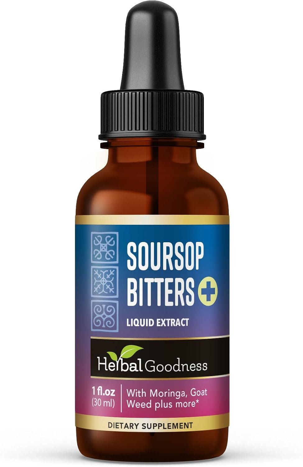 Herbal Goodness Soursop Bitters Liquid Drops 1 Fl Oz