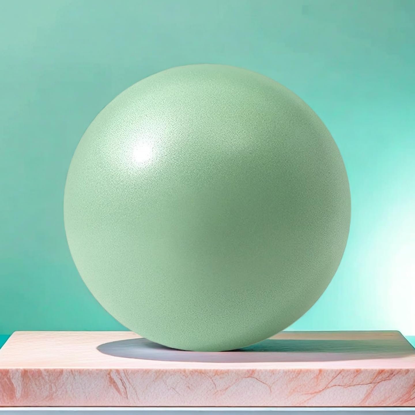 1 Pcs Small Pilates Ball Small Exercise Ball Mini Workout Yoga Balls(Green)