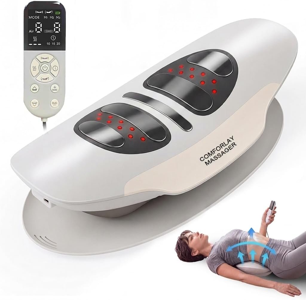 Electric Lumbar Traction Device for Lower Back Decompression