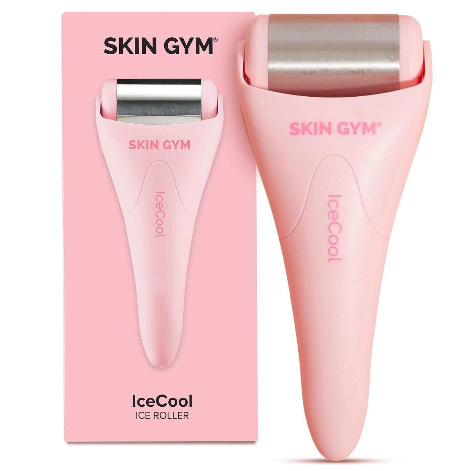 SKIN GYM IceCool Stainless Steel Ice Roller for Face, Cryo Facial Roller