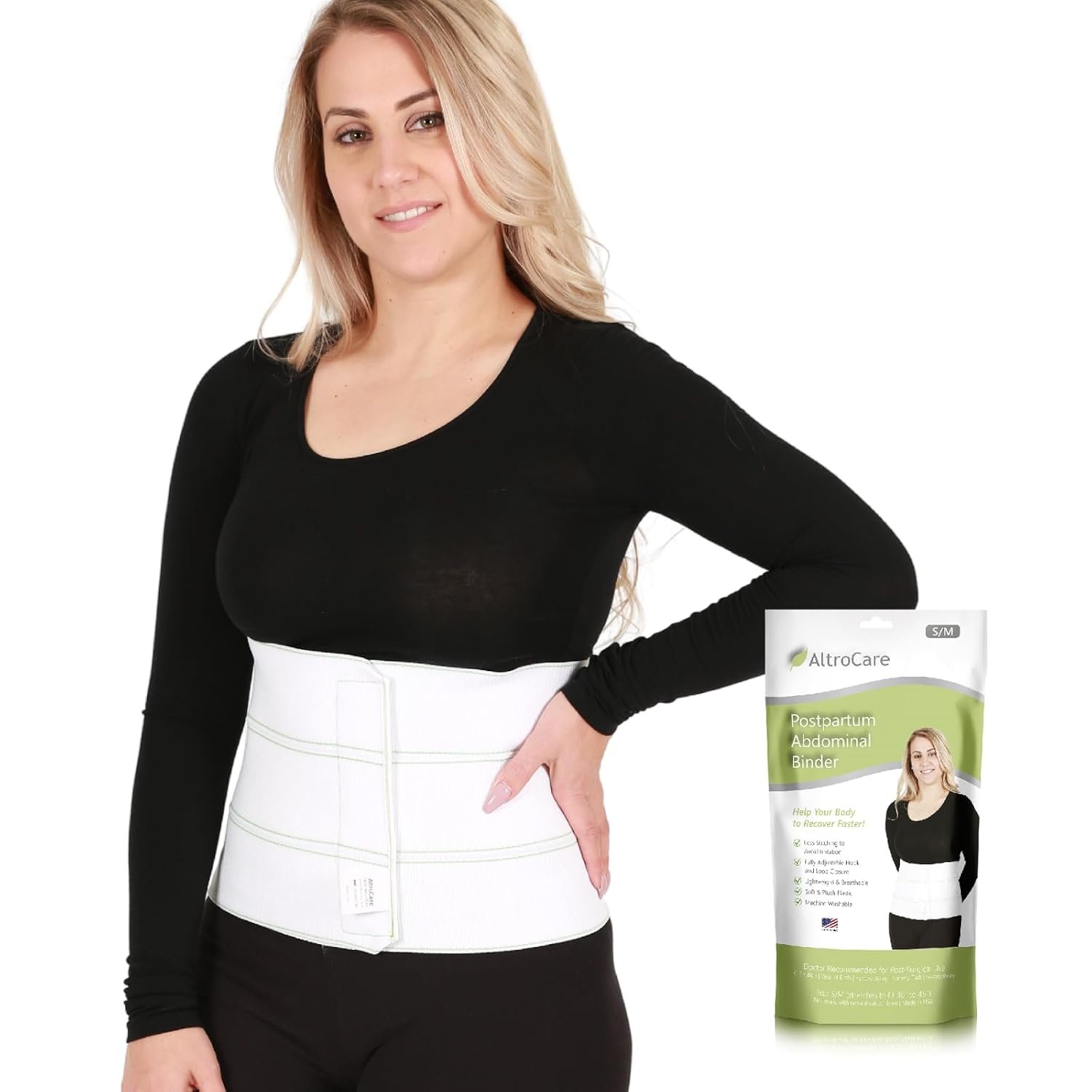 Postpartum & Post Surgery Abdominal Binder, Size S/M