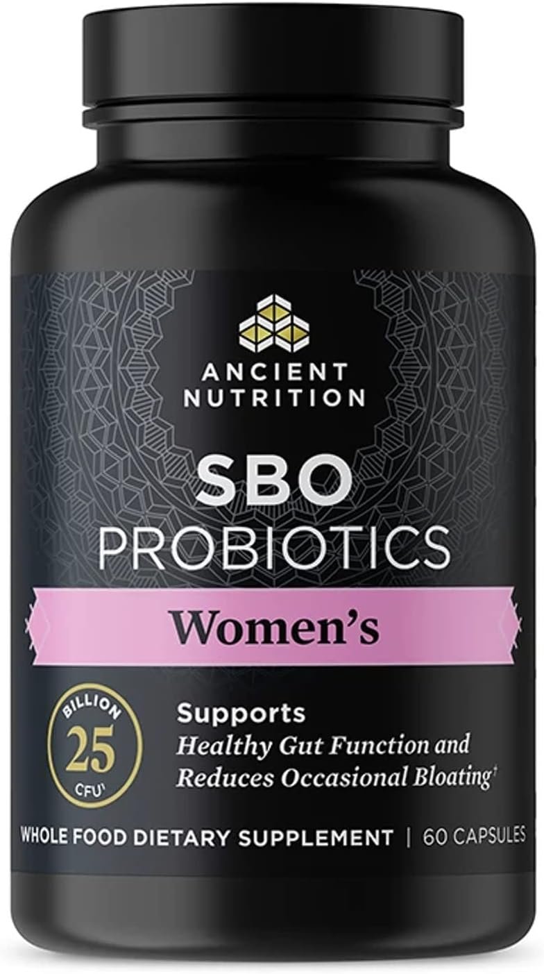 Ancient Nutrition SBO Probiotics Women’s 25 Billion CFUs*/Serving Capsules