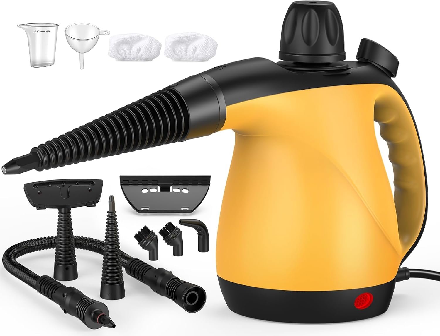 Multi-Surface Pressurized Handheld Steam Cleaner with 11Pcs Accessories, Chemical-Free Portable Steamer for Cleaning, Hand Held Steam Cleaner for Home|Car|Furniture|Floor|Tile|Grout|More