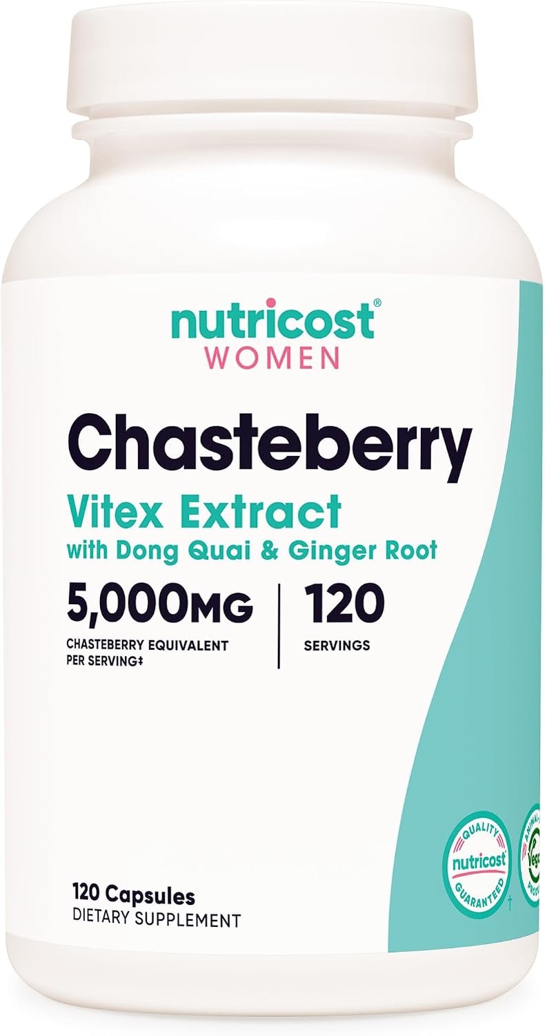 Nutricost Chasteberry Extract for Women 120 Capsules for 120 Servings