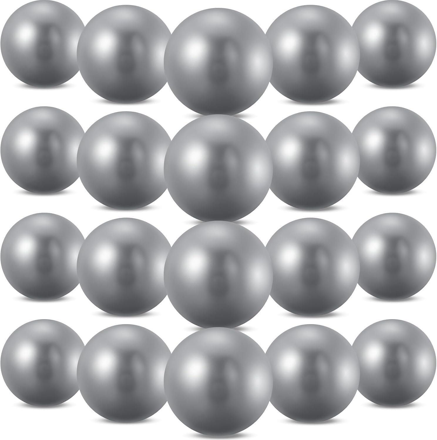 Sotiff 20 Pcs 9 Inch Pilates Ball Bulk Exercise Pilates Ball Mini Yoga Balls Therapy Core for Stability Barre Training Stretching Physical Posture Training Gym Workout with Inflation Tube