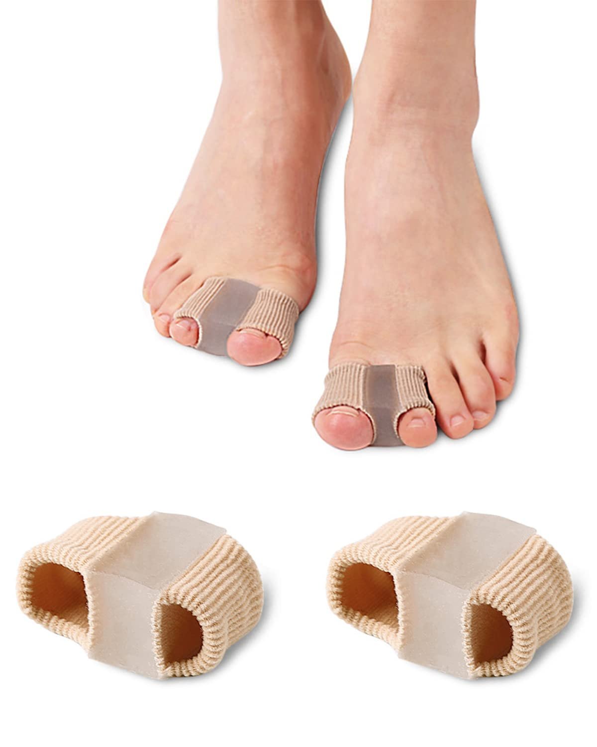 Golbylicc Bunion Toe Separators Bunion Corrector Spacers for Women Big Toe