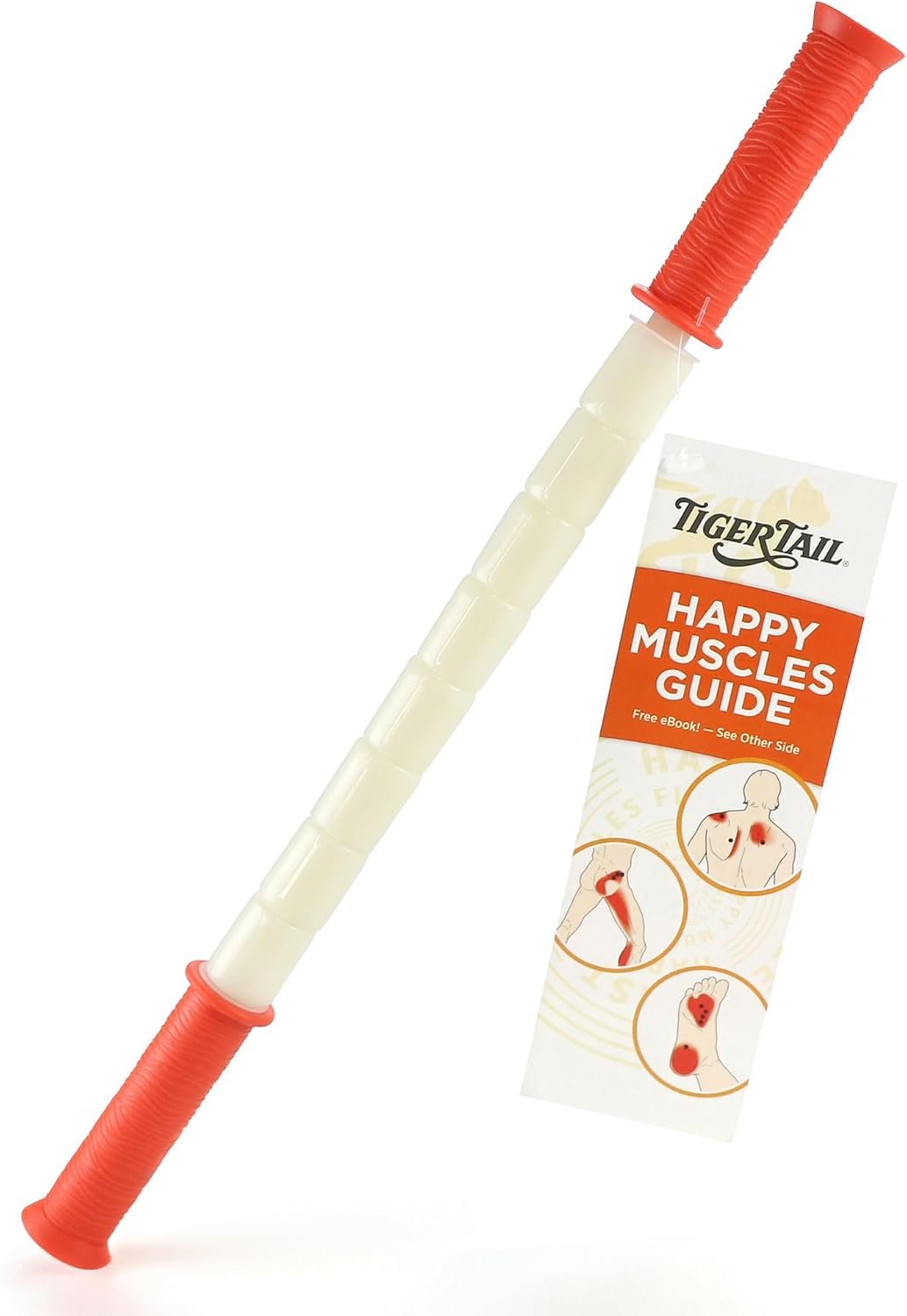 Tiger Tail The Stick – Bendy 18” Flexible Muscle Roller Stick for Myofascial Release & Trigger Points – Bendable Deep Tissue Massager for Legs, Back, Shoulders – Relieve Soreness & Improve Recovery
