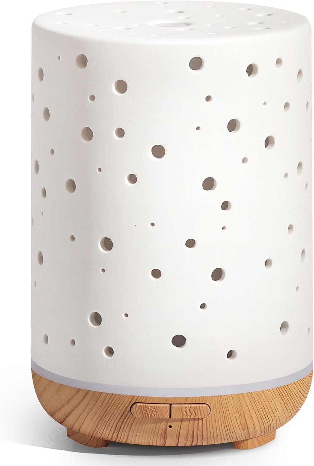 InnoGear 150ml Ceramic Essential Oil Diffusers for Home Aroma Scent, White
