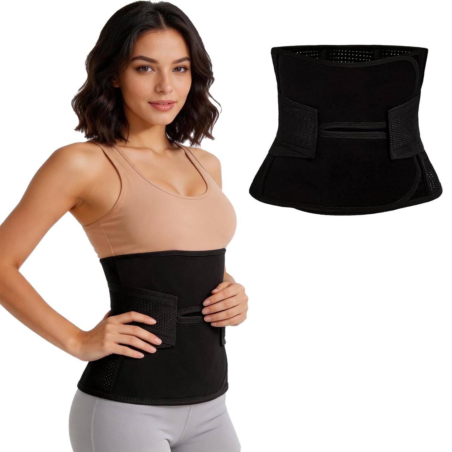 MORECOO Postpartum Belly Band Wrap C-Section Recovery Belt Binder