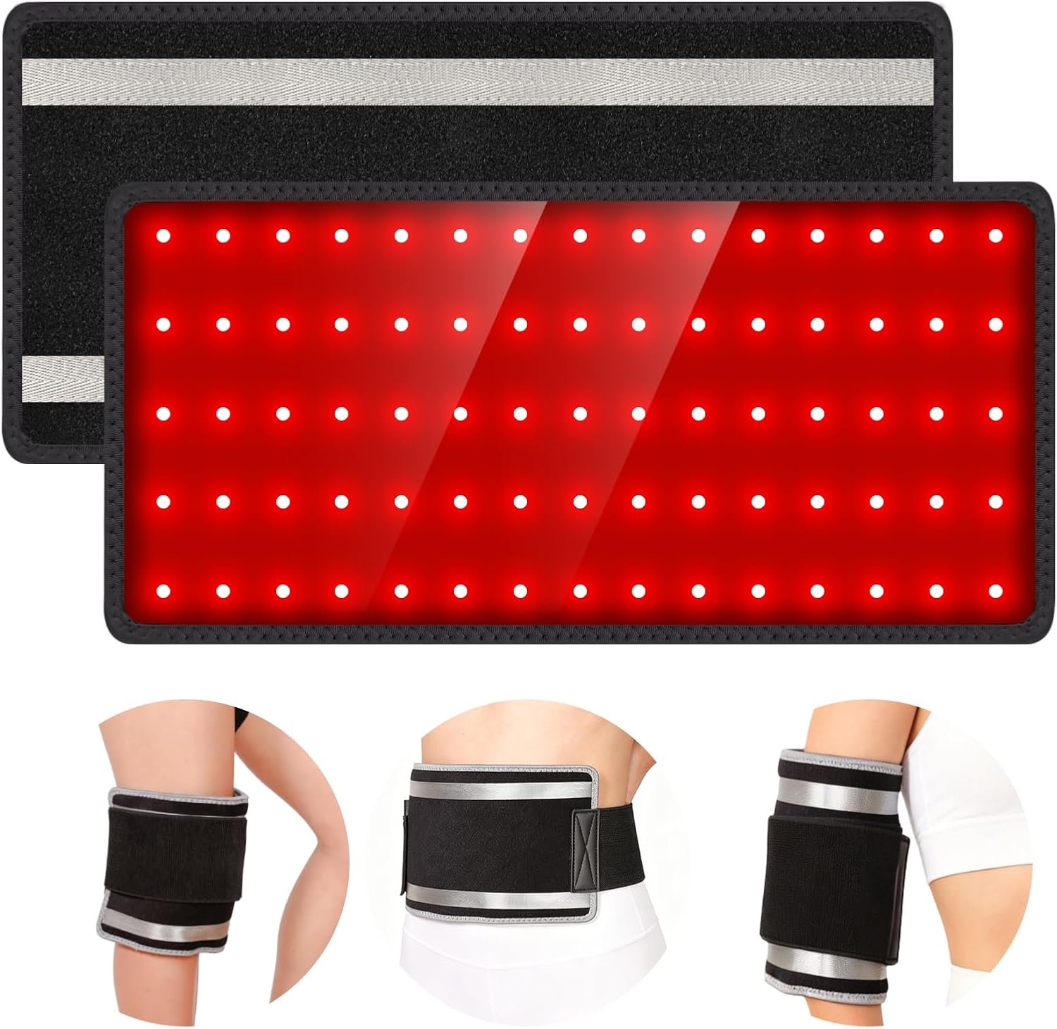 Red Light Pad for Body, 14” x 7.5”, 660nm & Invisible 850nm