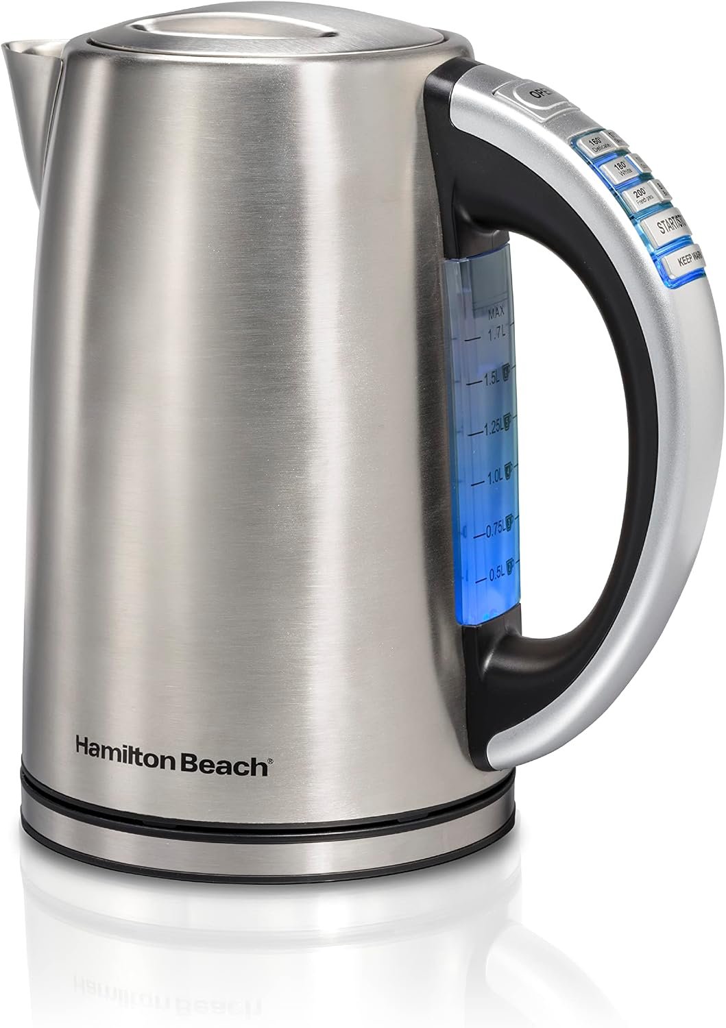 Hamilton Beach 1.7 Liter Electric Tea Kettle, Water Boiler & Heater