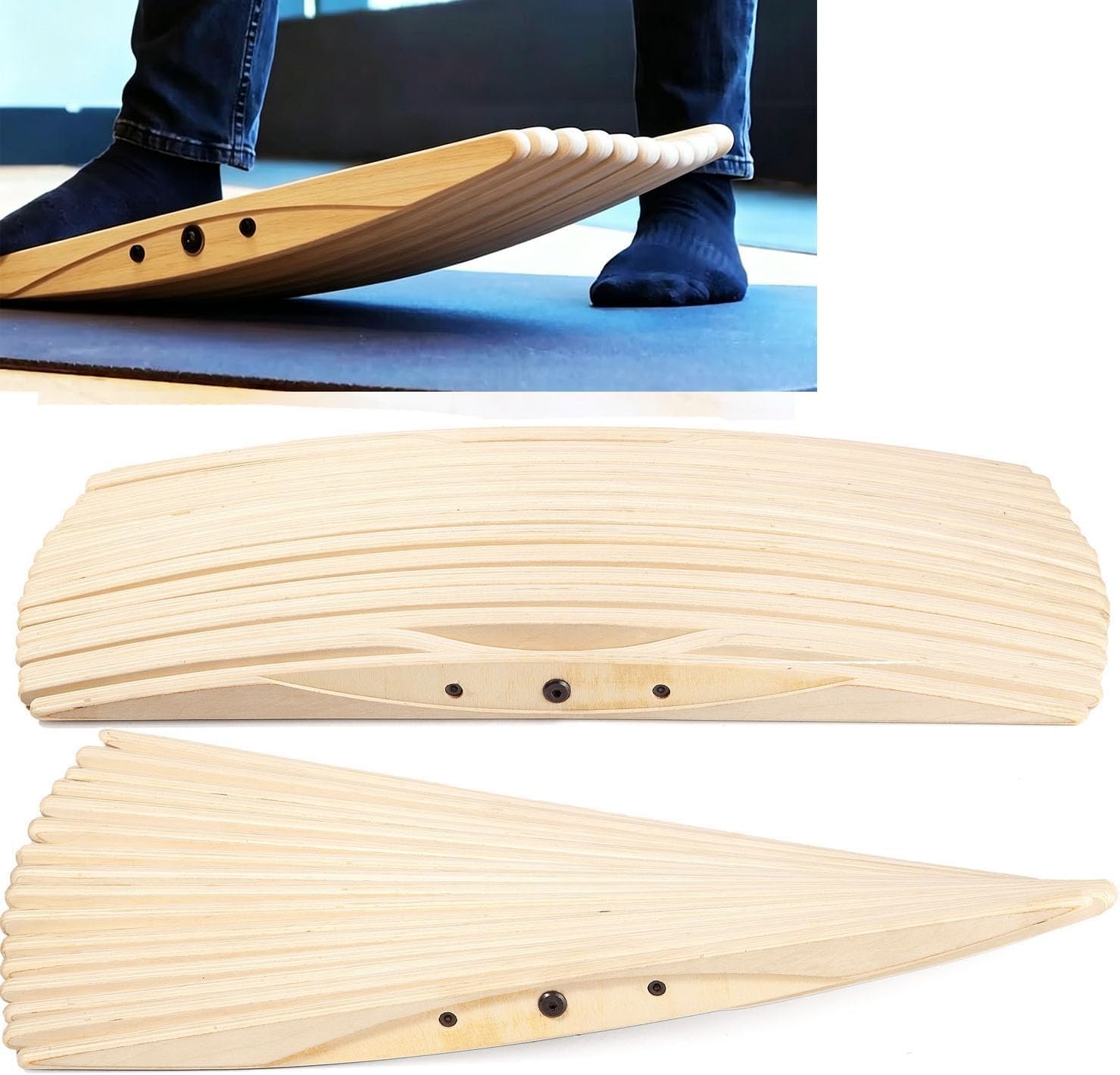 Stress Relief Foot Massage Balance Board for Standing Desk, Ankle Strength Trainer