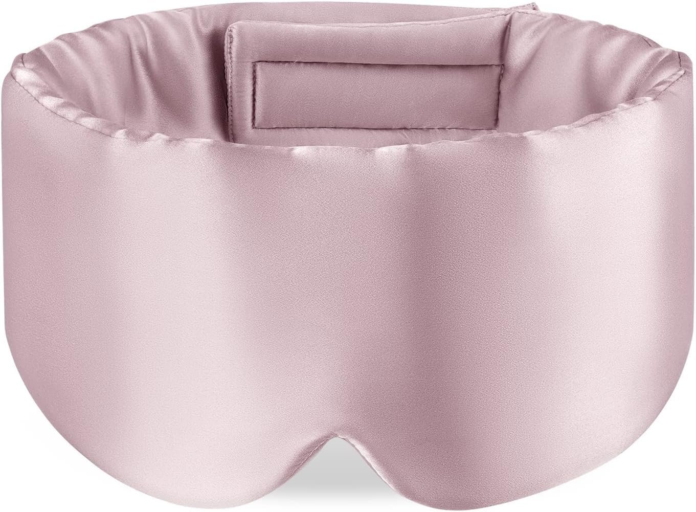 Zenssia 100% Mulberry Silk Sleep Mask Eye Mask for Men and Women,Light Plum