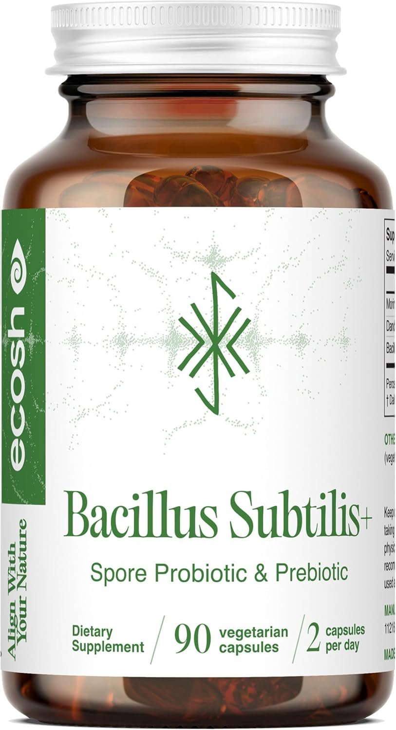 Ecosh Bacillus Subtilis Spore Based Probiotic Supplement for Balanced Belly