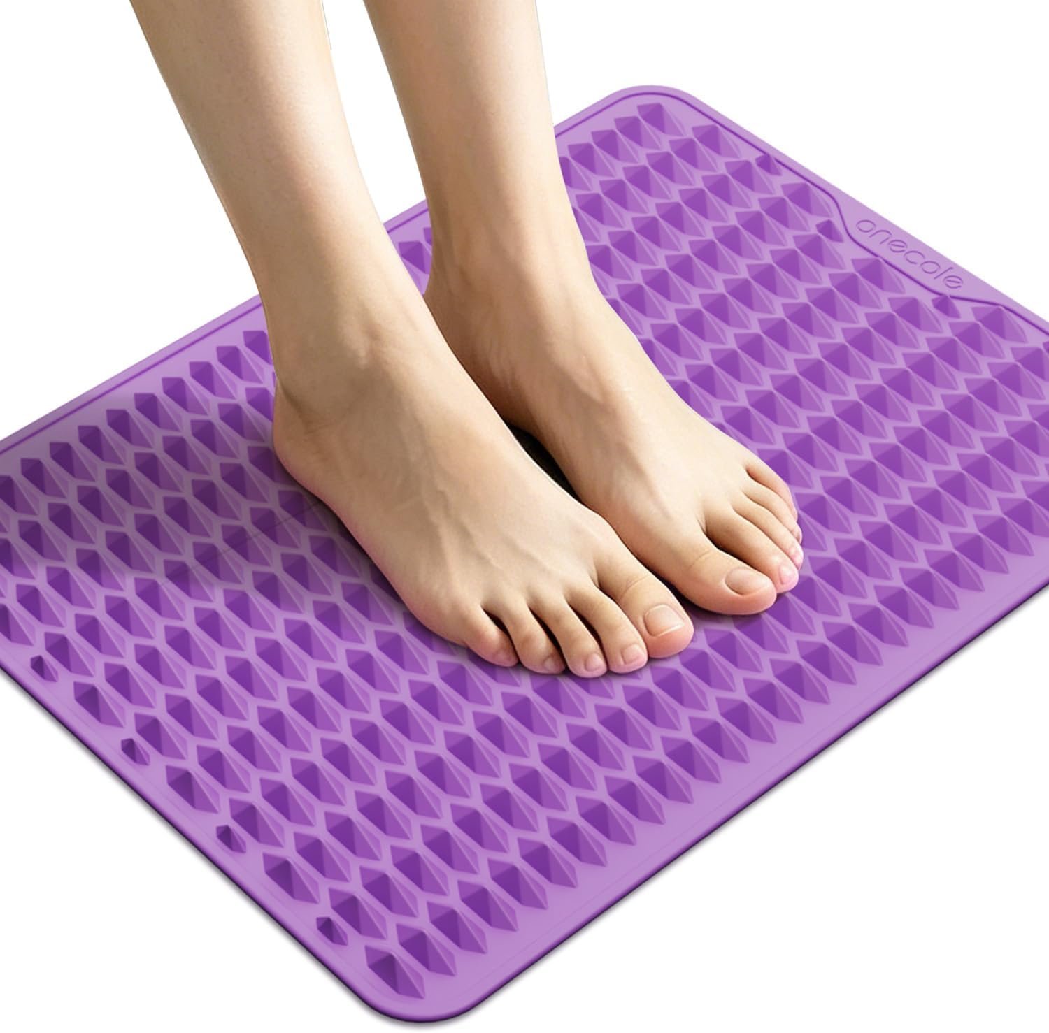 Acupressure Mat for Foot Massage, Silicone Foot Reflexology Mat