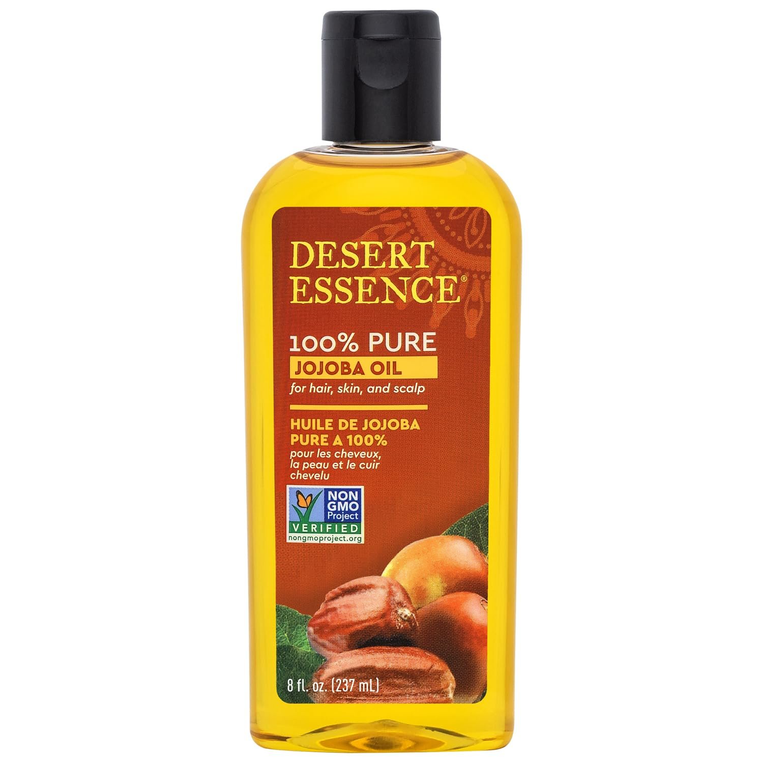 Desert Essence 100% Pure Jojoba Oil, 8 Fl Oz