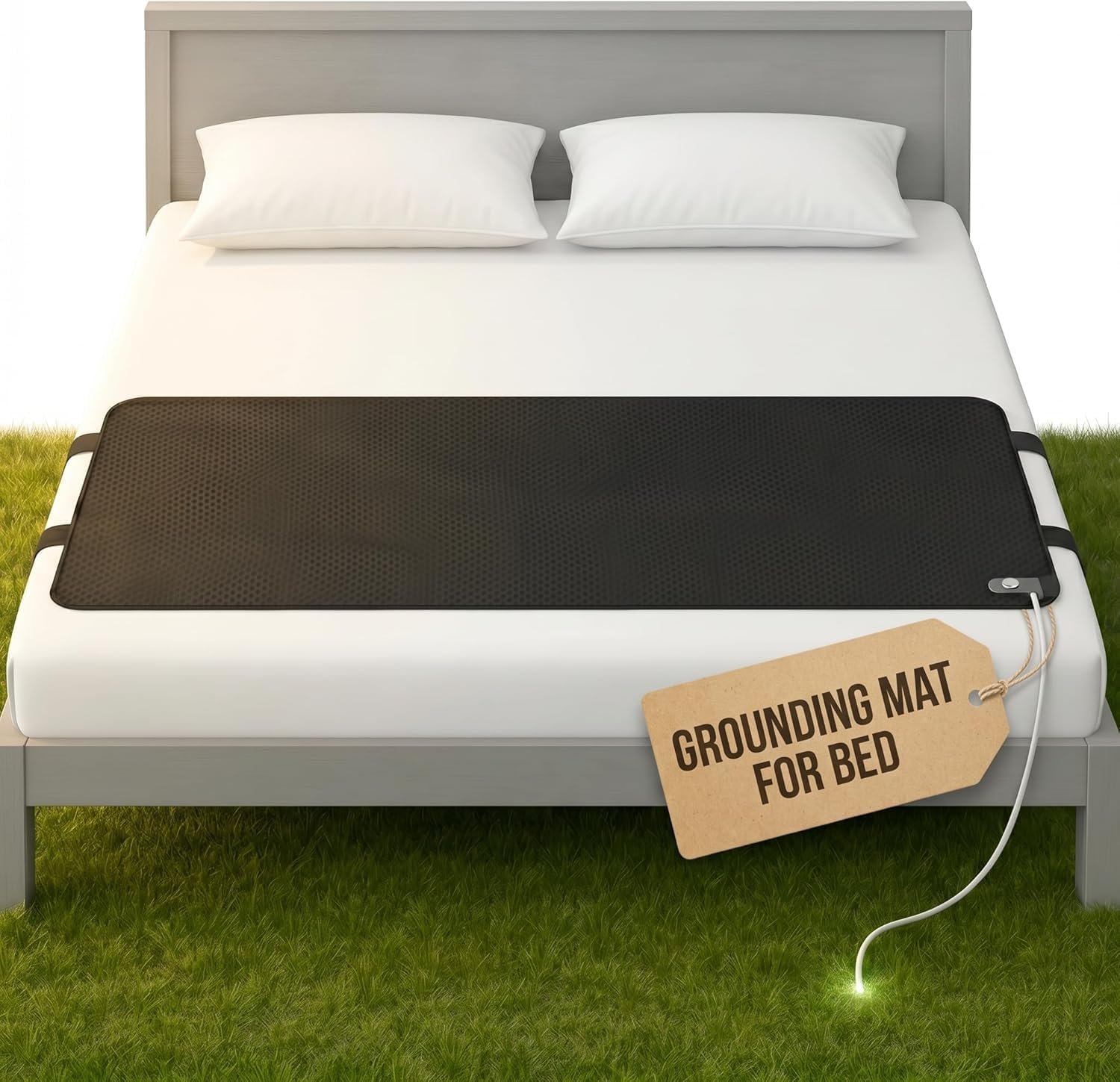 GAYA Grounding Mat for Bed, Sleep & Pain Relief, King Size, 15ft Cord