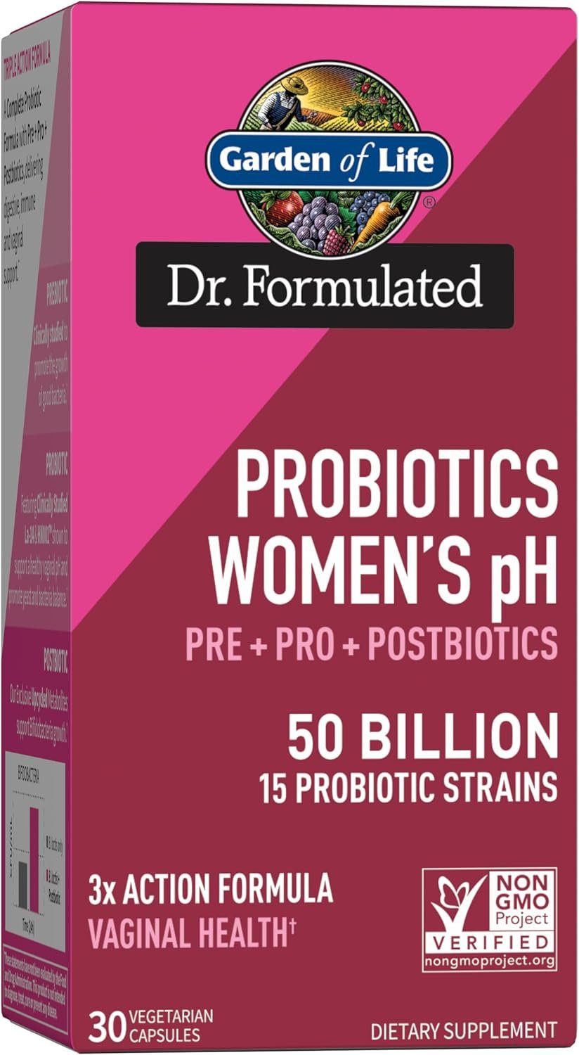 Garden of Life Dr. Formulated Pre, Post & Probiotics Women’s pH