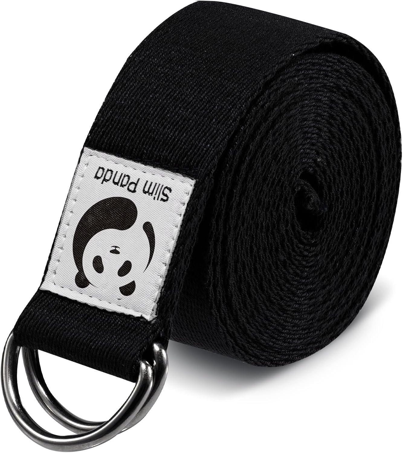 Yoga Bands with Adjustable D-Ring Buckle, Yoga Strap for Stretching, Cotton Belt for Fitness, Yoga, Pilates, Physical Therapy, Improve Flexibility