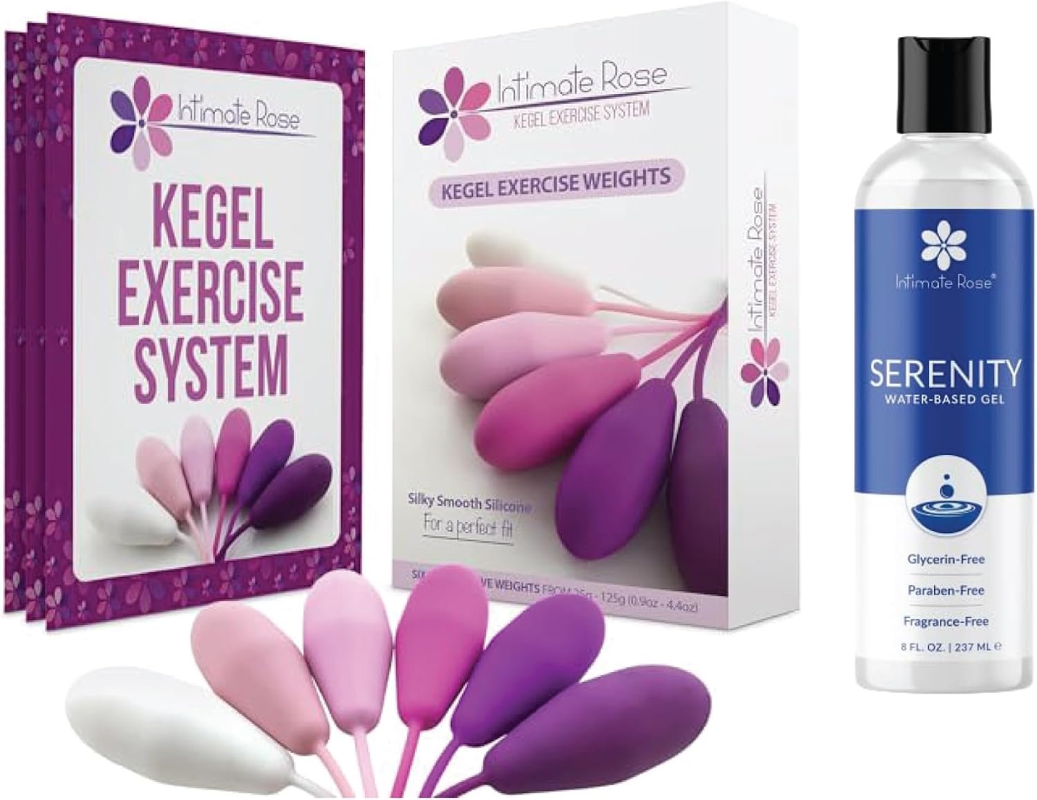 Ultimate Pelvic Wellness Bundle: Premium Water-Based Lubricant and Kegel Exercise System – Enhance Intimacy & Strengthen Pelvic Muscles