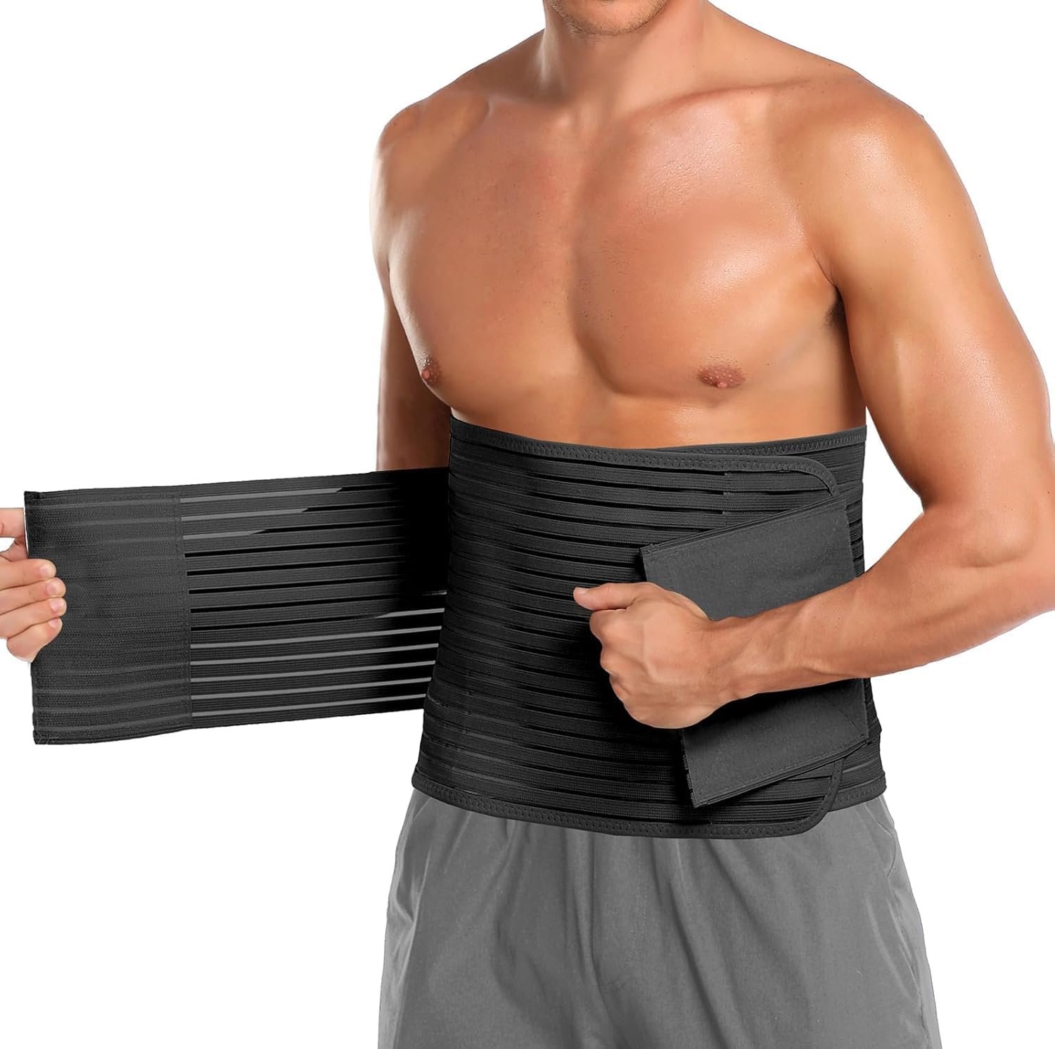 MAMODY Abdominal Binder for Men & Women – Post Surgery Belly Band