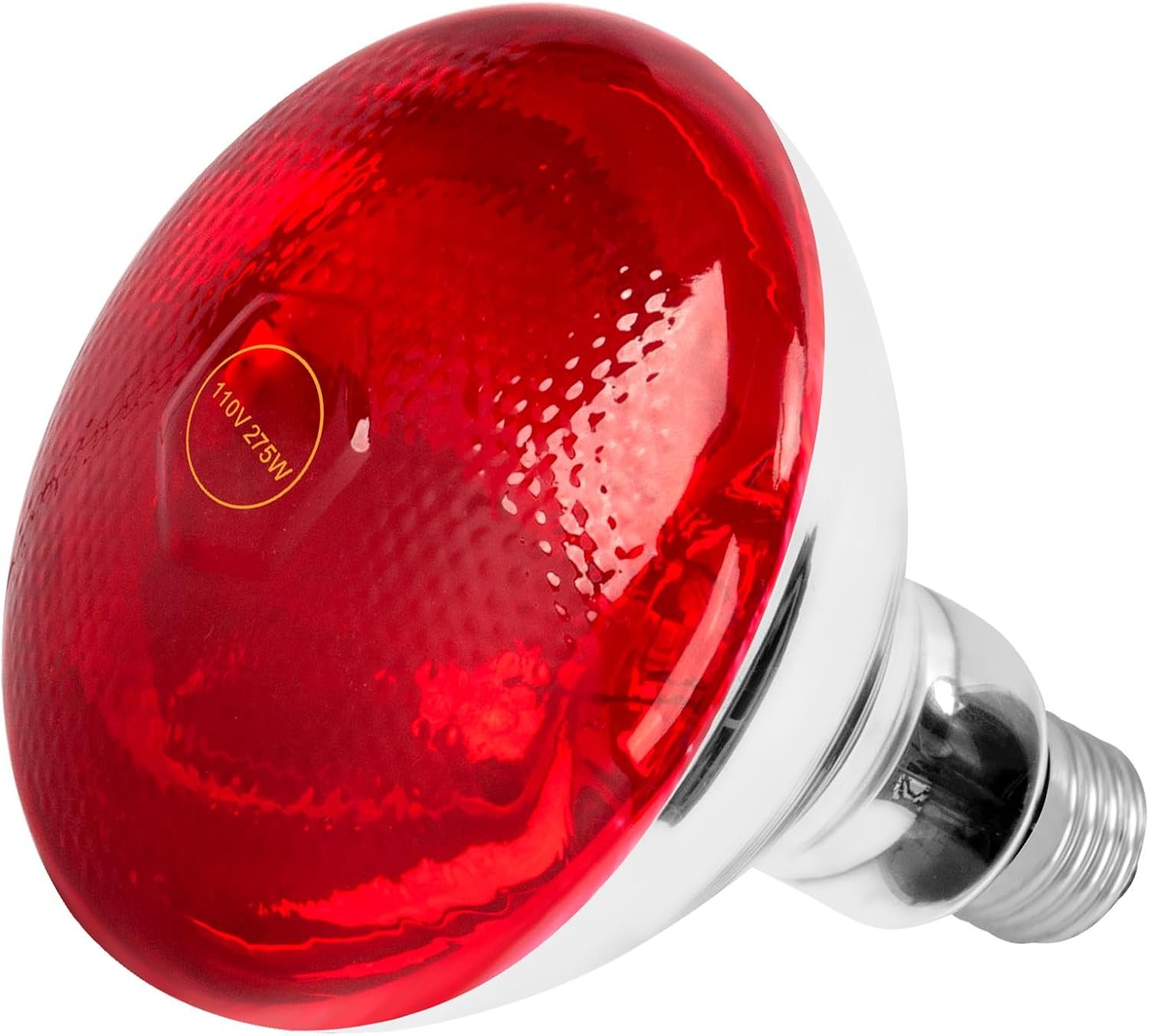 275W Infrared Light Bulb, Fits Red Heat Lamp Device E26/E27 Base