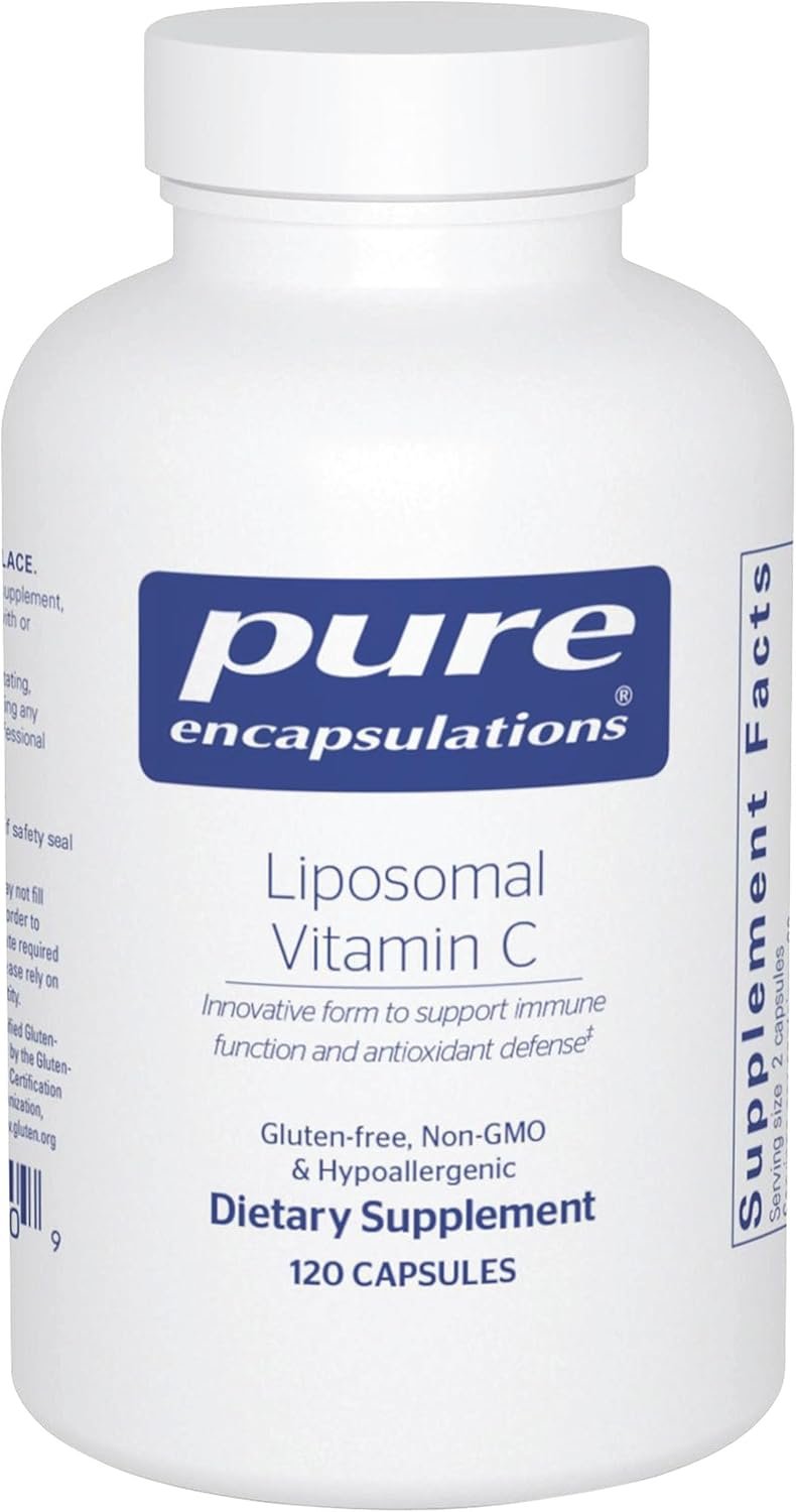 Pure Encapsulations Liposomal Vitamin C, 120 Capsules