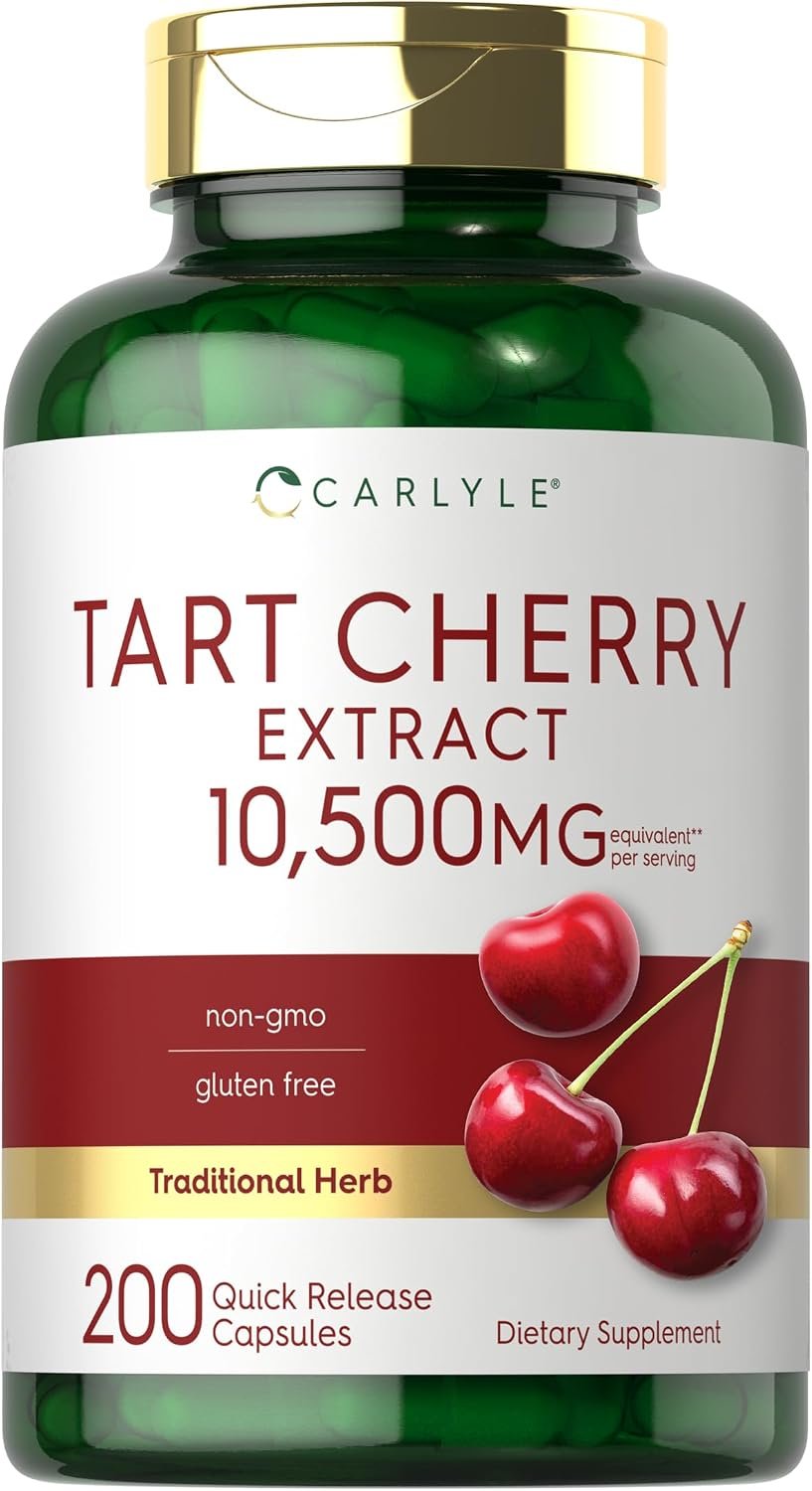 Carlyle Tart Cherry Capsules | 200 Pills | Max Potency