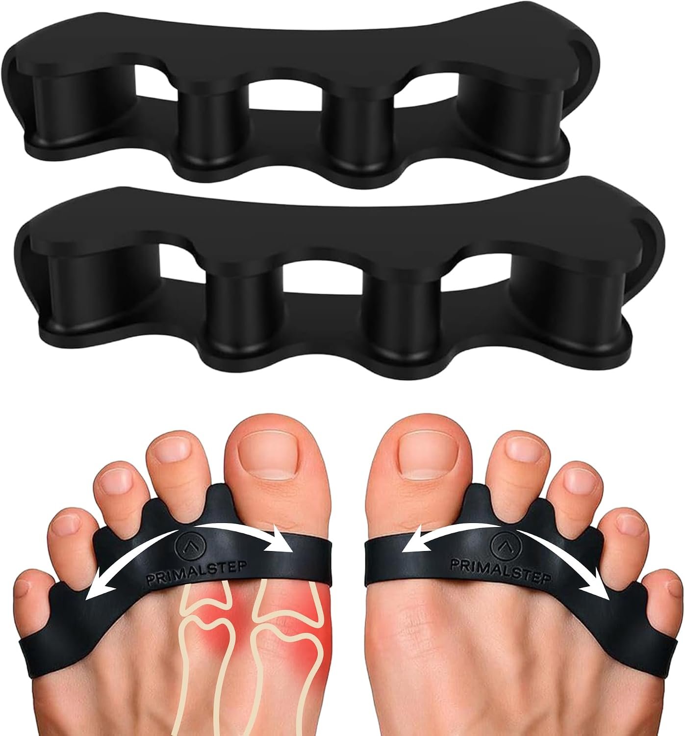 VYCE PrimalStep Toe Separators, Spreaders, Spacers, S/M