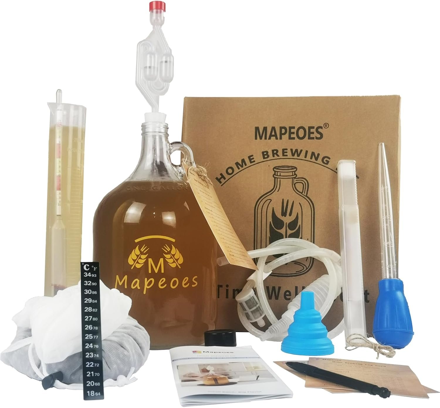 Complete Home Brewing Kit for Mead Wine Beer Cider Starter Set