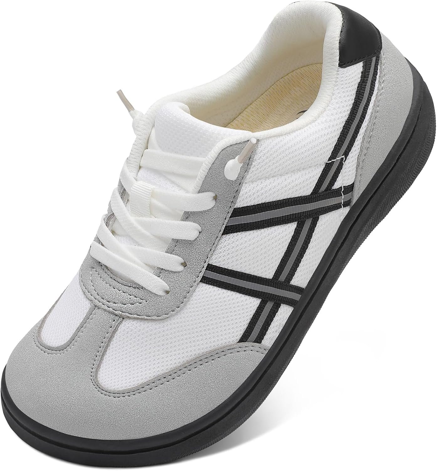 LeIsfIt Women’s Walking Shoes Wide Toe Box Barefoot Slip-On Sneakers