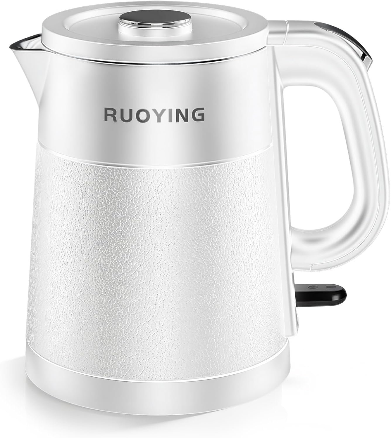 0.8L Portable Stainless Steel Travel Electric Kettle, Double Wall