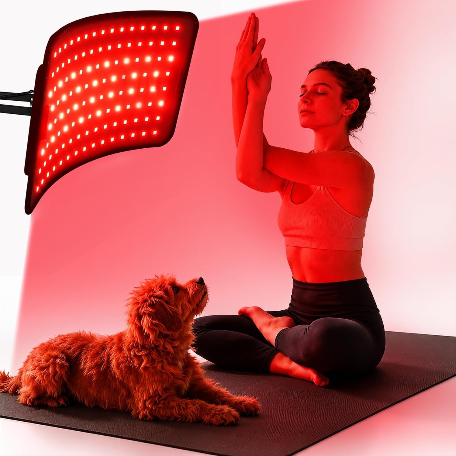INIA Red Light Therapy Panel & Belt 2-in-1, 1064nm + 850nm Dual NIR