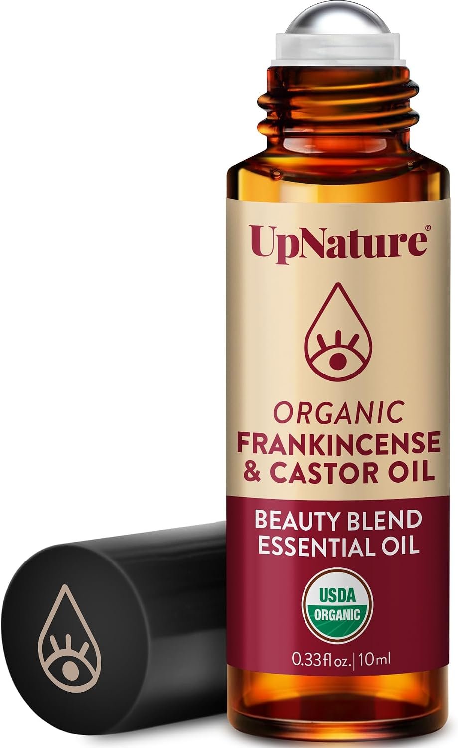 UpNature Beauty Castor Oil Roll On Eye Roller – Roller Ball for Face, Eyes