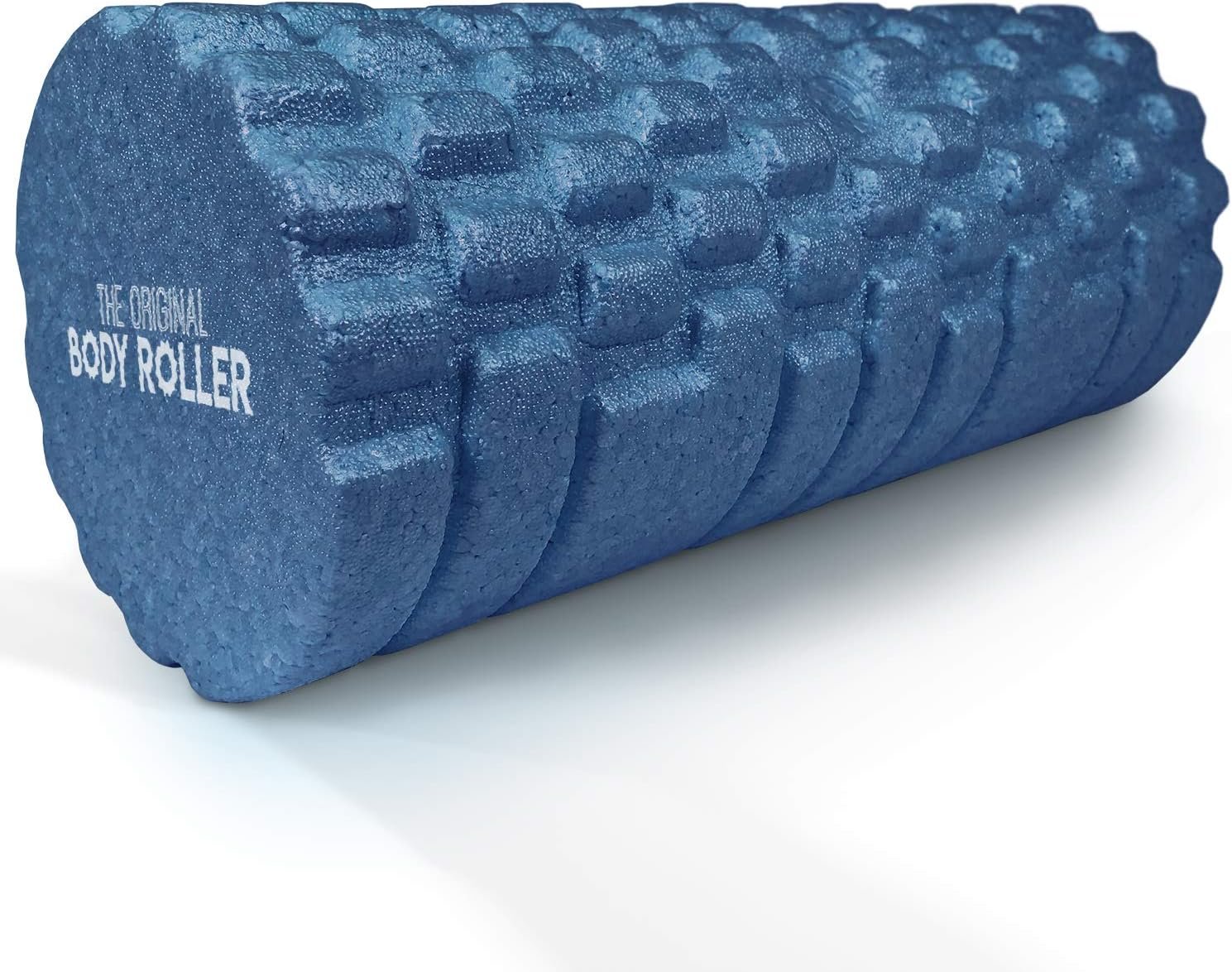 The Original Body Roller – High Density Foam Roller Massager for Deep Tissue Massage of the Back and Leg Muscles – Self Myofascial Release of Painful Trigger Point Muscle Adhesions (Blue)